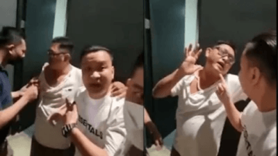 VIRAL!! Video Lain Arogannya Ivan Sugianto ke Pria Baju Compang Camping: Hey Mau Laporan Polisi Gak?