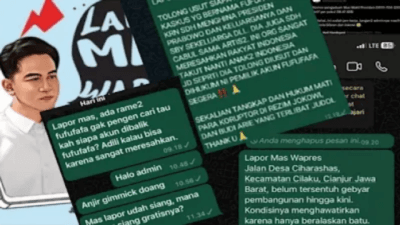 Ramai Layanan ‘Lapor Mas Wapres’, Warganet Adukan Akun Fufufafa: Tolong Diusut dan DItangkap Mas!