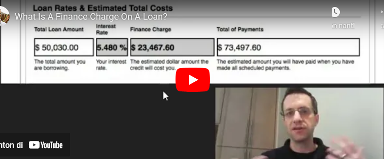 What is a Finance Charge on a Personal Loan?