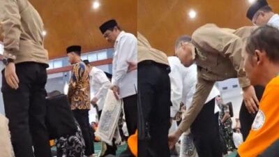 Viral!  Video Wapres Gibran Sholat Jum’at Datang Belakangan, Jamaah yang Hadir Duluan Disuruh Pindah