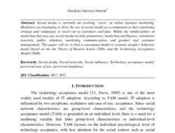 Technology Acceptance Model In Marketing