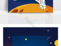Technology Background Cartoon