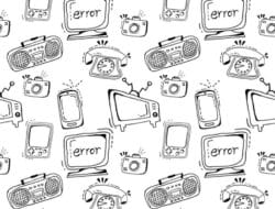 Technology Background Drawing