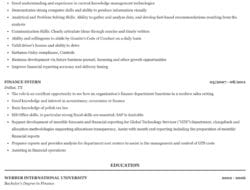 Finance Intern