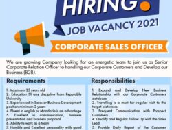 Insurance Company Job Vacancy
