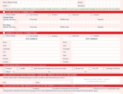 Insurance Policy Application Form