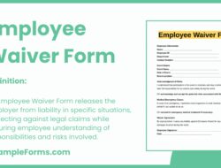 Insurance Waiver Definition