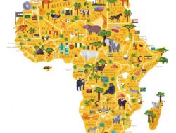 Tourist Attractions In Africa Map