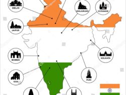 Tourist Places In India On Map
