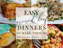 Easy Delicious Dinner Recipes With Ground Beef