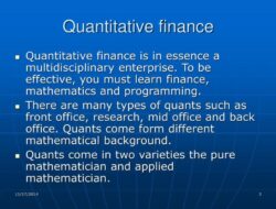 Finance Quant