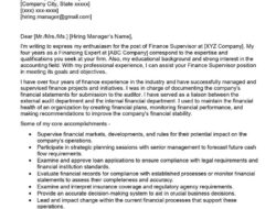 Finance Supervisor Job Description