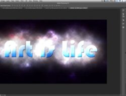 Technology Font Photoshop